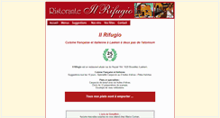 Desktop Screenshot of ilrifugio.be