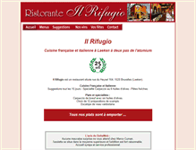 Tablet Screenshot of ilrifugio.be